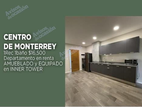 CENTRO_CENTRO_DE_MONTERREY_1_Recámara_1baño_$15,500\_Departamento_en_r_Imagen_1